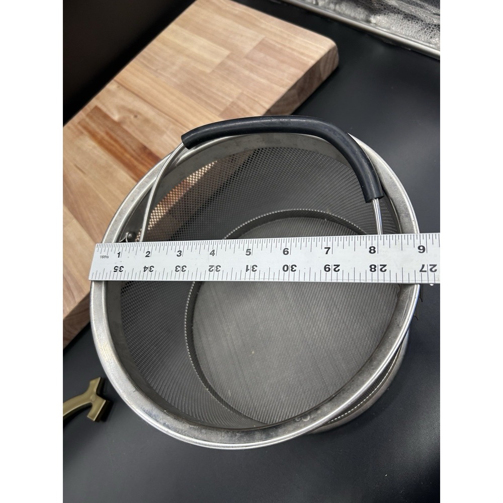 Cook's Essentials Mesh Pasta Frying Strainer Multi-Use Basket - Picture 8 of 9